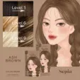 Kota Cosmetics Sepia Color Cream Ash Brown	