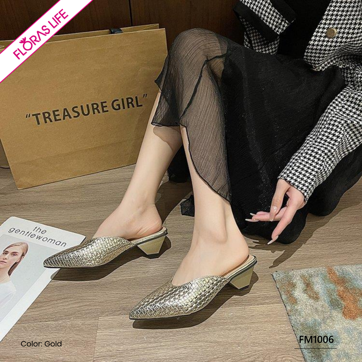 CEDAR SOLE FEMALE MULES - Floras Life