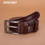 Kang Pin Buckle Genuine Leather Belt