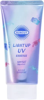 Kose - Suncut light Up UV Essence Sunblock SPF 50+ PA++++	