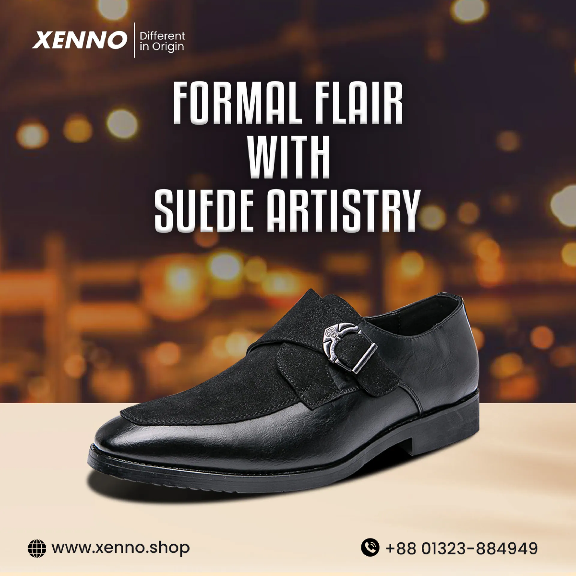 BRITISH STYLE TRENDY FORMAL SHOE