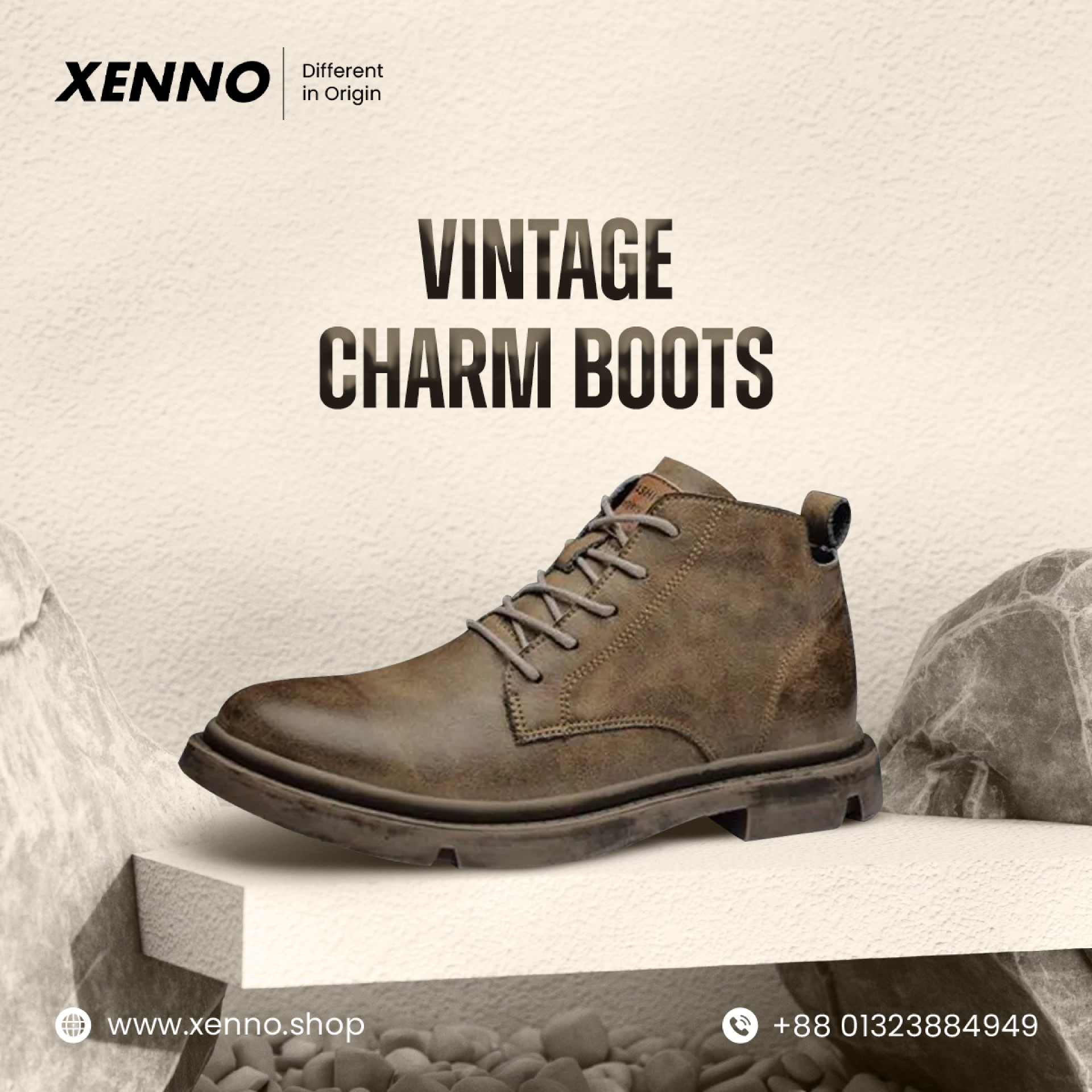 Vintage Leather Boots