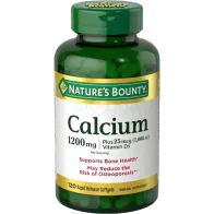 Nature’s Bounty Calcium + Vitamin D3 1200mg *120 Softgels	
