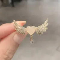 Love Angel Wings  Hijab Brooch Pin 