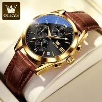 Leather Chronograph Wrist Watch For MF0031/S3269