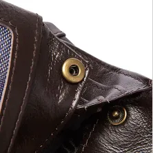 Zipper Multi-card Genuine Leather Wallet
