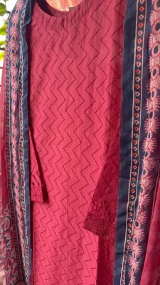 Pakistani Cotton Stitched 3Pcs by M.I.Creation