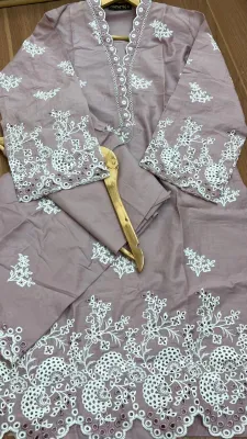 Pakistani Hayat's Stitched Cotton 2pcs_Lavender