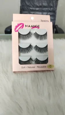 Maange 3d Natural Eyelash 3 pair 14no