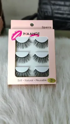 Maange 3d Natural Eyelash 3 pair 24no