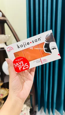 Kojie San Facial Beauty Soap 3 Bars Per Pack (65gX3)