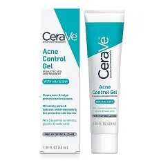 Cerave Acne Control Gel 2% Salicylic Acid Acne Treatment With AHA & BHA 40ml (USA)