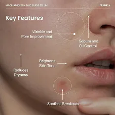 FRANKLY Niacinamide 15% & Zinc Beads Serum 30ml	