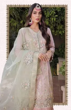 Pakistani Original LUXURY FANCY HEAVY Semi-stitched 