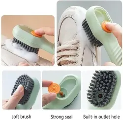 Multifunctional Shoes Cleaning Brush With Liquid Box
