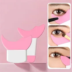 Multifunctional Reusable Silicone Eyeliner Ruler (2 Pc) 