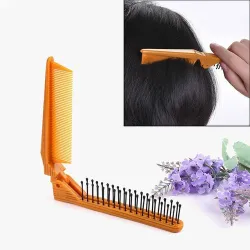 Portable Mini Folding Small Comb Hair Brush 