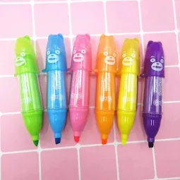 6pcs Baobao Highlighter Pen Box 