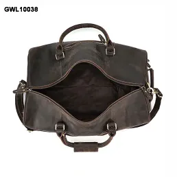 Genuine Leather Crazy Horse Pipanus Travel Bag