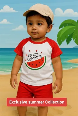Water Melon Printed T-shirt Set