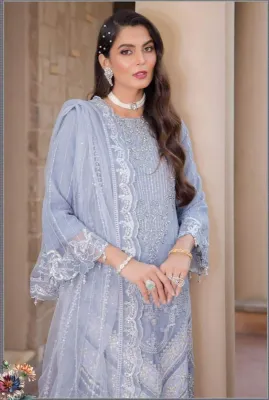 Pakistani Original LUXURY FANCY HEAVY Semi-stitched 