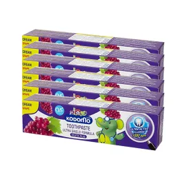 Kodomo Toothpaste Ultra Shield Xylitol Plus Grape Flavor Cream 40G (0.5 years+)