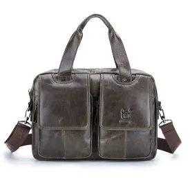 GENUINE LEATHER MULTIFUNCTIONAL SHOULDER BAG GB-BC0042ICY