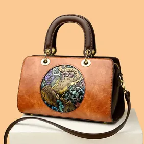 TOTEM EMBOSSED WOMEN'S HANDBAG GB-5971Br