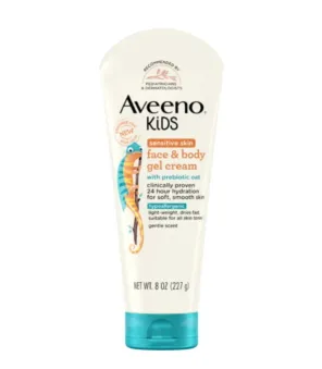 Aveeno Kids Sensitive Skin Face & Body Gel Cream 227g (Canada)