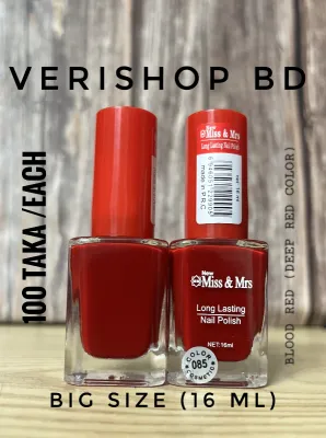  MISS & MRS NAIL POLISH (BIG SIZE)- SHADE -85 (16 ML)