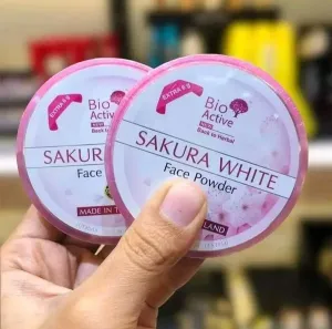 BIO ACTIVE SAKURA PINK FACE POWDER