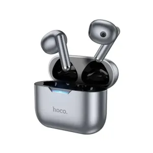 HOCO EW34 True Wireless Bluetooth Earbuds – Gray Color