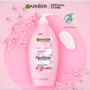 Garnier Sakura Glow Hyaluron Body Serum Lotion 400ml	