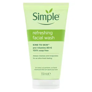 Simple Kind To Skin Refreshing Facial Wash Gel 150ml