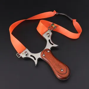 Wood slingshot stainless steel 