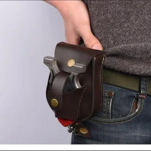 Slingshot Bag Slingshot Steel Ball Integrated Bag Multi-functional Storage Bag Strong Magnetic Bead Pendant Carry-on Leather Case