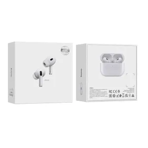 Hoco EW51 ANC True Wireless Bluetooth Earbuds – White Color