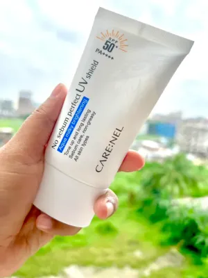 CARE:NEL No Sebum Perfect UV Shield SPF50+ PA++++