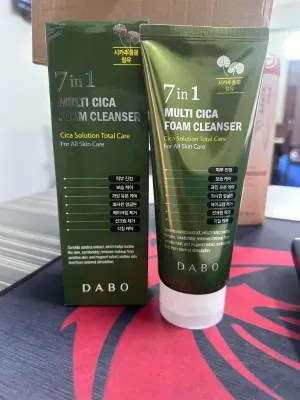 DABO 7 in 1 Multi Cica Foam Cleanser For All Skin Care 180ml