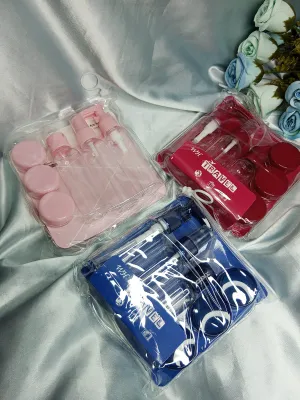 8 Pcs Portable Travel Bottle Set