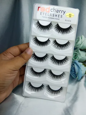 RED CHERRY False Eyelashes  (10 Pcs)