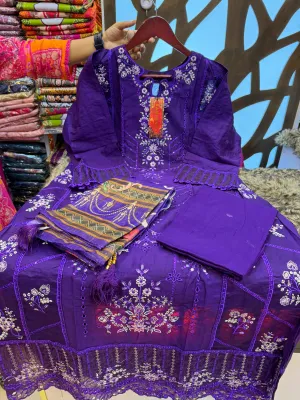 Sadabahar Collection Purple Color