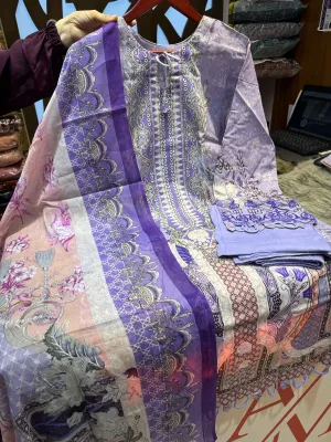 Stitched Swizz Lawn