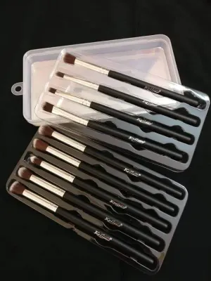 9 piece eye make up brush set