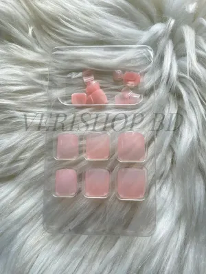 Semi Transparent Pink Toe Nail(Foot Nail)