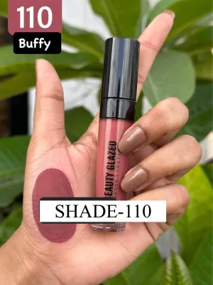 BEAUTY GLAZED MATTE LIPSTICK-110-BUFFY