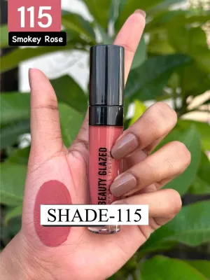 BEAUTY GLAZED MATTE LIPSTICK-115-SMOKEY-ROSE