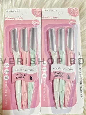 3 PCS FACIAL/EYEBROW REZOR