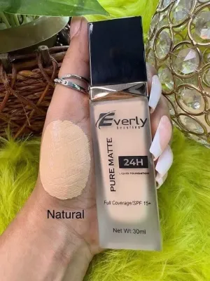 Everly Beauties Full Coverage Foundation-NATURAL