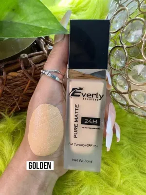 Everly Beauties Full Coverage Foundation-GOLDEN